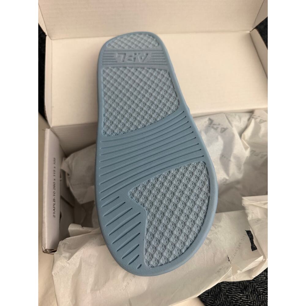 New Women’s APL techloom slides ice blue midnight black sz 6 - Picture 4 of 4